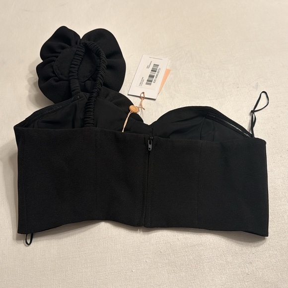 NWT The Wolf Gang Flores Rose Bustier in Noir - Picture 6 of 8